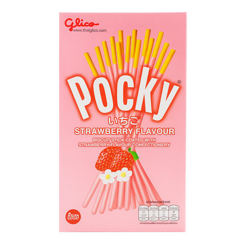 Glico Pocky Strawberry Flavour соломка с клубничным вкусом 45 гр 00-00002516 - фото 52278