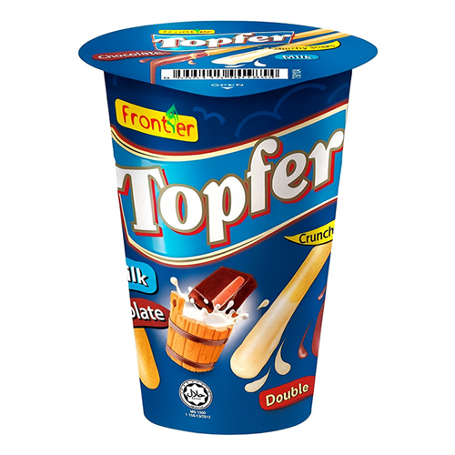 Topfer Тm Frontier Бисквитные палочки с шоколадным и молочным кремом 40гр УТ-00008907 - фото 52289