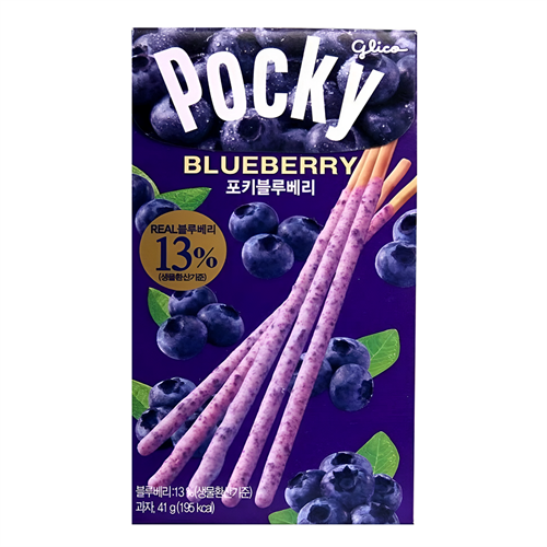 Pocky Blueberry палочки печенье голубика 41 гр УТ-00000453 - фото 52301