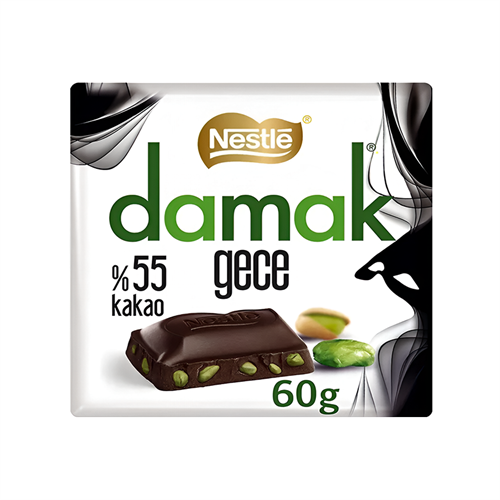 Nestle Damak Gece темный шоколад 55% какао 60 гр Т1-00034278 - фото 52317