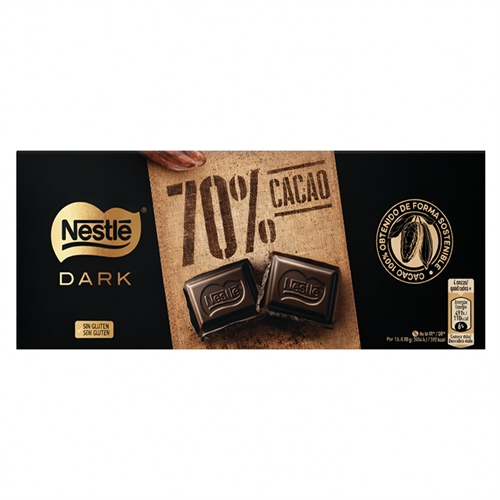 Nestle Dark шоколад темный 70% какао 120 гр Т1-00034286 - фото 52319