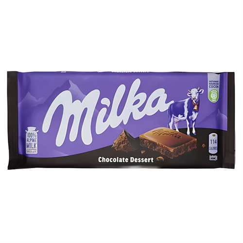 Milka chocolate dessert плитка шоколада милка с пористым шоколадом 100 гр. 00-00000519 - фото 52335
