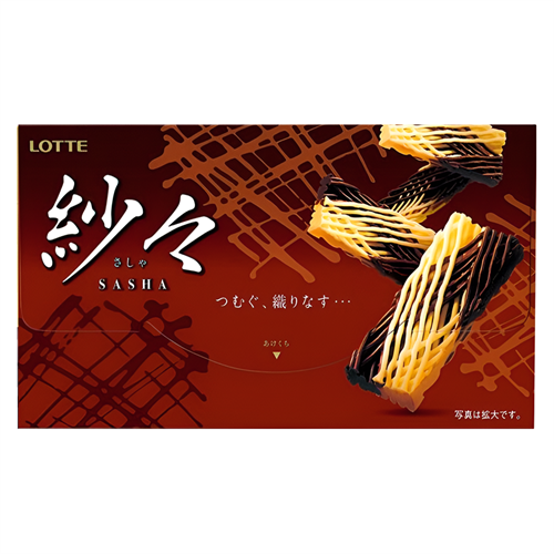 Lotte Sasha шоколад комбинированный молочный/белый 69 гр УТ-00013113 - фото 52362