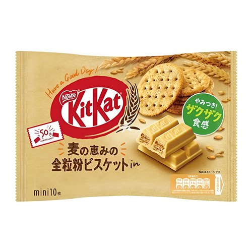 Kit Kat Japan Nestle японский кит-кат с цельнозерновым печеньем 106.7 гр Т1-00014329 - фото 52370