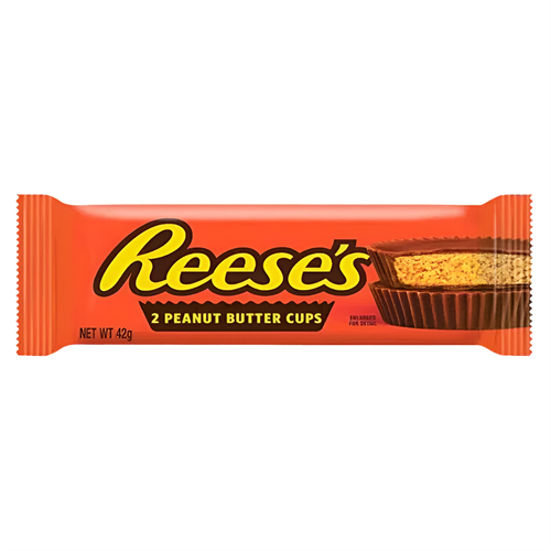 Reeses's 2 Peanut Butter Cups молоч. шоколад с арахисовой пастой 42 гр. 00-00000676 - фото 52379