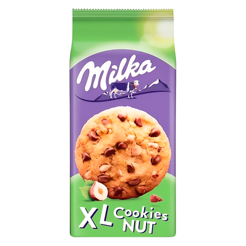 Milka XL Nut печенье милка с орехом и крошкой шоколада 184 гр 00-00000516 - фото 52413