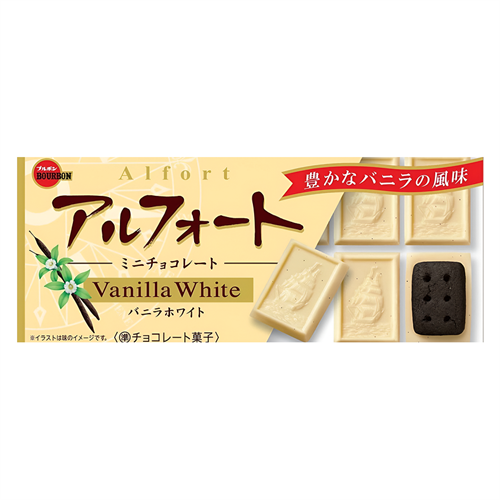VBourbon печенье альфорт-мини покрытое белым ванильным шоколадом со сливочным вкусом 55 гр Т1-00023782 - фото 52421