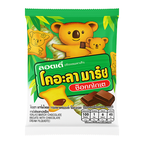 Thai Lotte Печенье Коала Марш с шоколадом 19.5г Т1-00026371 - фото 52423