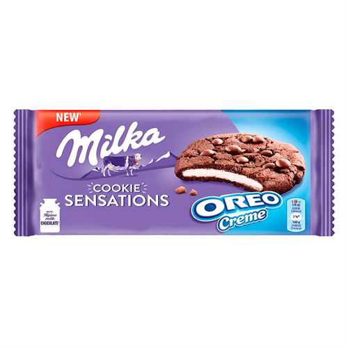 Milka Sensations Oreo Creme печенье с кремом Орео 156 гр УТ-00001427 - фото 52440