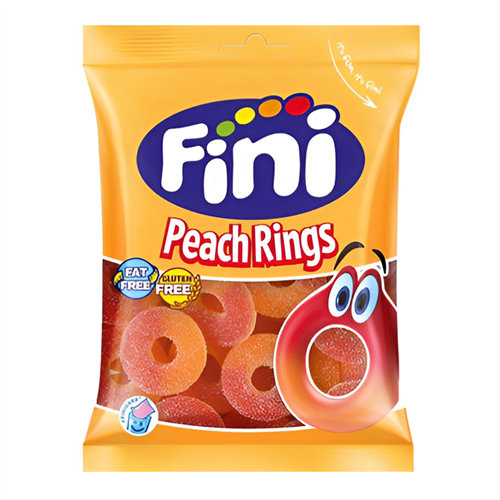 Fini жевательный мармелад персиковые кольца 90 гр УТ-00011393 - фото 52456