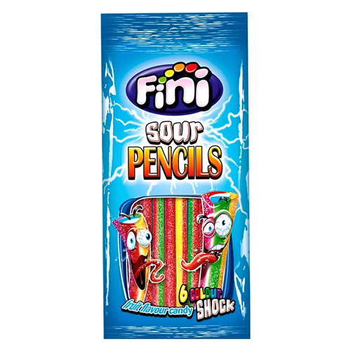 Fini Sour Pencil мармелад жев Палочки разноцветные в сахаре 90 гр РТ-00003213 - фото 52471