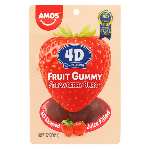 Фруктовый мармелад 4D клубничный вкус 65гр Т1-00036356 - фото 52566