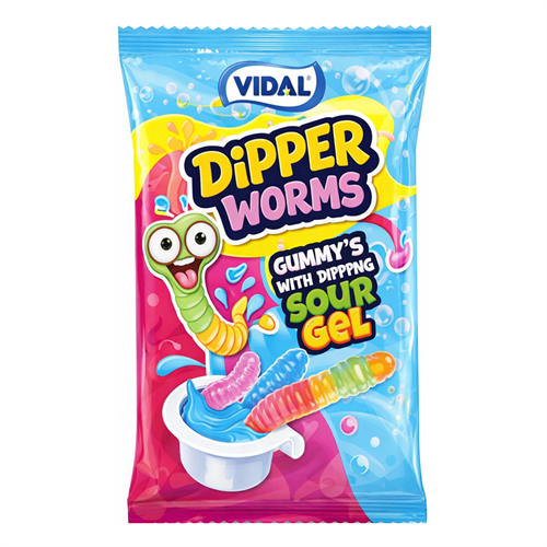 JohnyBee Dipper Worms мармелад и кислый гель 60 мл Т1-00026387 - фото 52591