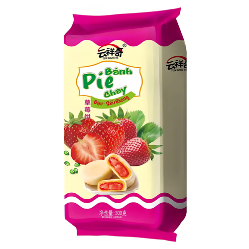 Вегетарианский торт Pie Chay Yun Xiang Ge Клубника 300гр Т1-00045144 - фото 52630