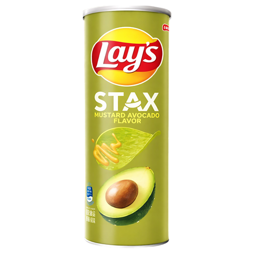 Lay's Чипсы Stax Avocado Mustard Авокадо горчица туба 90гр Т1-00045124 - фото 52649