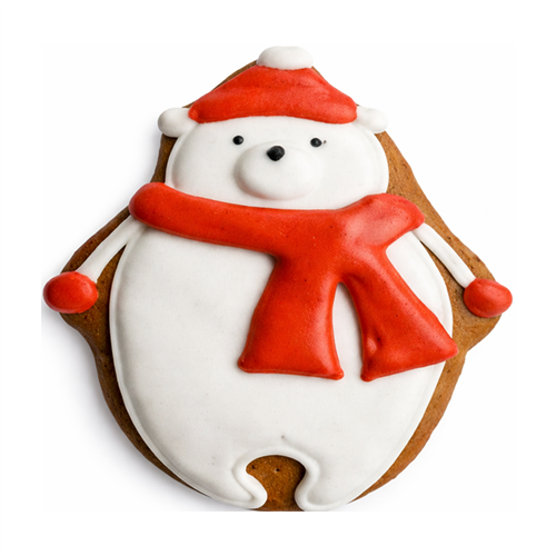 Печенье имбирное "Мишка в шарфе", 40 гр Т1-00043876 - фото 52657