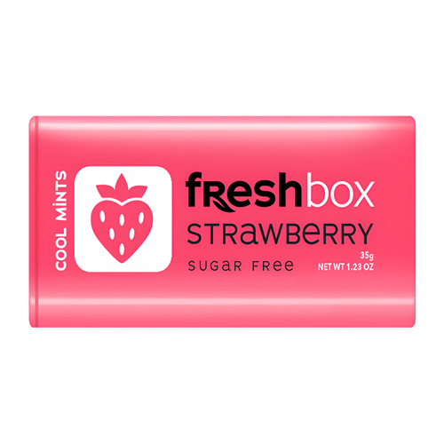 Драже освежающие без сахара Freshbox со вкусом Клубники 35 г Китай ж/б Т1-00044540 - фото 52668