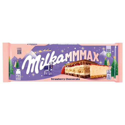 Milka Strawberry Cheesecake милка плитка шоколада 300 гр УТ-00005623 - фото 52687