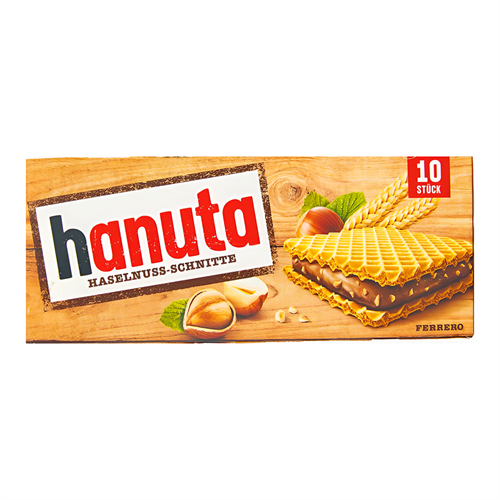 Hanuta вафли с кусочками фундука и молочным шоколадом 220 гр РТ-00003438 - фото 52730