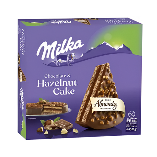 Торт шоколадный с фундуком  Милка замороженный Almondy АВ 400г Швеция Т1-00046863 - фото 52770