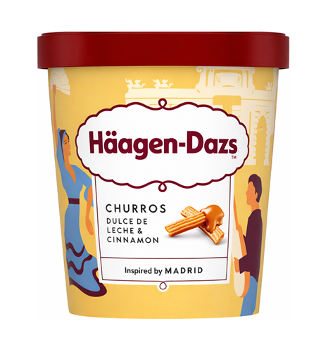 HAAGEN-DAZS МОРОЖЕНОЕ МОРОЖЕНОЕ С КАРАМЕЛЬНЫМ СОУСОМ, КОРИЦЕЙ И ХРУСТЯЩИМИ ЧУРРОС (МАДРИД) ВЕДРО 8X420МЛ Т1-00046871 - фото 52777