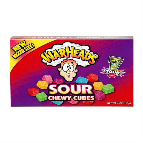 Warheads Chewy Cubes 6 flavors кислые конфеты 113 гр 00-00001954 - фото 52858