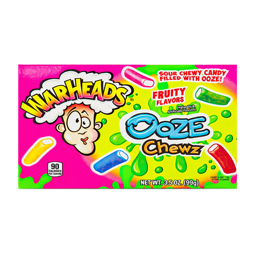 Warheads Ooze Chews кислые жевательные пластинки 99 гр УТ-00004401 - фото 52864
