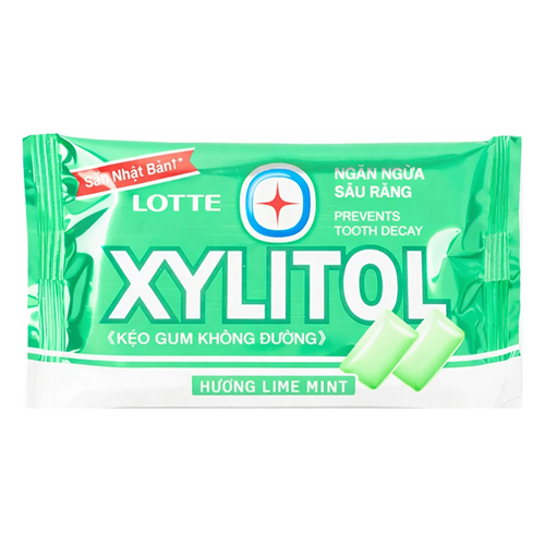 Lotte Xylitol Lime Mint жев. резинка со вкусом лайма и мяты 11,6 гр 00-00001998 - фото 52953