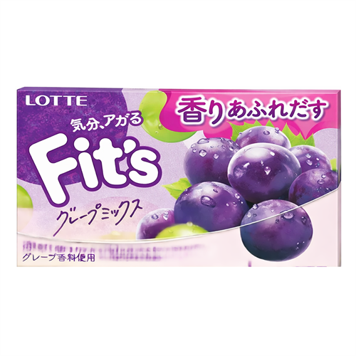 Lotte Fit's Grape Mix жев. резинка со вкусом винограда 24,6 гр 00-00002660 - фото 52966