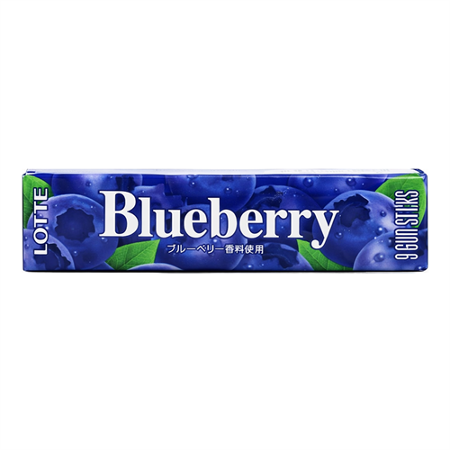 Lotte Blueberry жевательная резинка со вкусом голубики 31,1 гр 00-00001709 - фото 52971