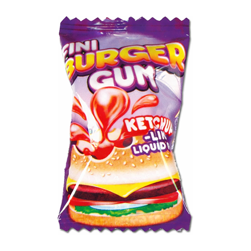 Fini Бургер жевательная резинка с вишнево-клубнич. наполнит 5,5 гр УТ-00002901 - фото 53029