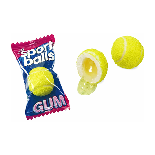 Fini Sport Balls жев.резинка "Теннисные мячики" с начинкой лимон-лайм 5гр УТ-00002717 - фото 53033