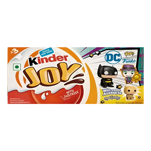 Kinder Яйцо шоколадное Joy DC коробка из 3 шт 60г Т1-00047248 - фото 53041