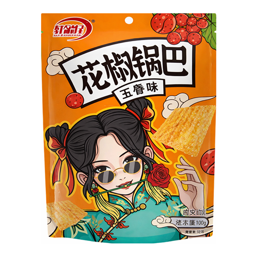 Hao Di Xiong Рисовые чипсы со вкусом пяти специй 102 г Т1-00047236 - фото 53060