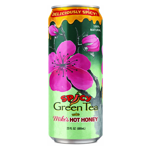 Arizona напиток безалкогольный Spicy Green Tea with Mikes Hot Honey Зеленый чай Пряный, 650мл Т1-00047601 - фото 53085