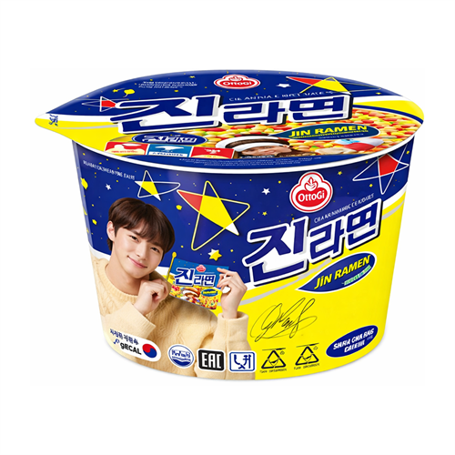 Ottogi Лапша б/п Ottogi Jin Ramen Mild стакан 110 гр Т1-00047562 - фото 53094