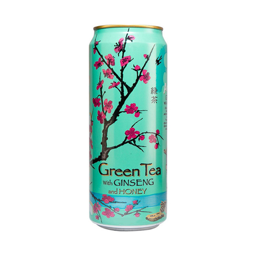 AriZona Green Tea with Ginseng & Honey Холодный зеленый чай Женьшень и мед 650 мл Т1-00037722 - фото 54267