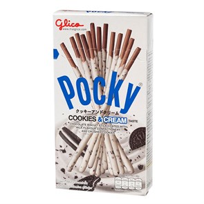 Glico Pocky Cookies&Cream соломка в шоколадной глазури 40 гр