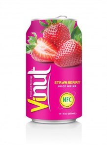 Vinut Strawberry напиток сокосодержащий клубника 330 мл 88965 - фото 34597