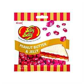 Jelly Belly Peanut Butter & Jelly драже жевательное арахисовое масло и желе 70 гр