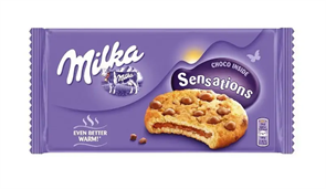 Milka Sensations Choco Inside печенье с шоколадной начинкой 156 гр 419972 - фото 34725