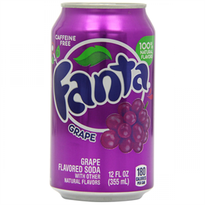 Fanta Grape напиток газированный виноград 355 мл