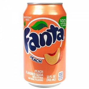 Fanta Peach напиток газированный персик 355 мл