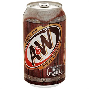 A&W Root Beer напиток газированный 330 мл