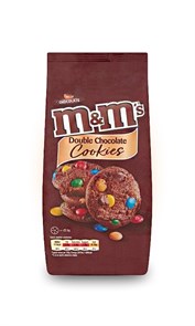 M&M's Double Chocolate Cookies печенье шоколадное с m&m 180 гр