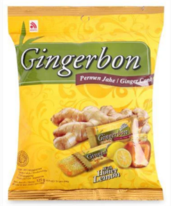 Gingerbon Имбирная жевательная конфета со вкусом меда и лимоном 125 гр.