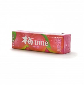 Lotte Plum Flavored жев. резинка со вкусом японской сливы 31 гр