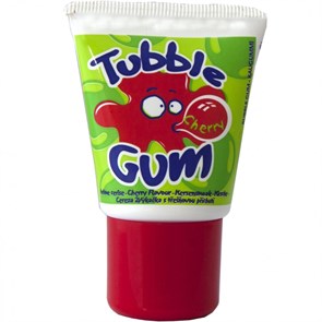 Tubble Gum Cherry жвачка в тюбике вишня 35 гр