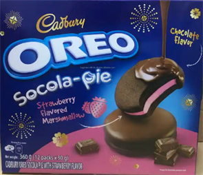 Oreo Choco Pie печенье клубника 360 гр