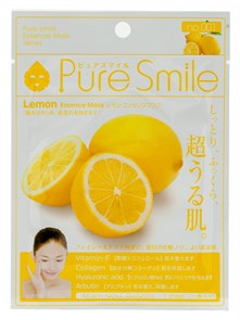 SunSmile PureSmile Lemon Essense Mask Тканевая маска для лица с лимоном 23 мл